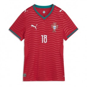 Portugal Pedro Neto #18 Hjemmebanetrøje Dame VM 2026 Kortærmet